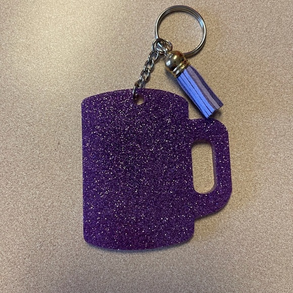 🎉🎉HP🎉🎉 Handmade Wine/Beer/Coffee Glassware Keychains - Picture 4 of 10